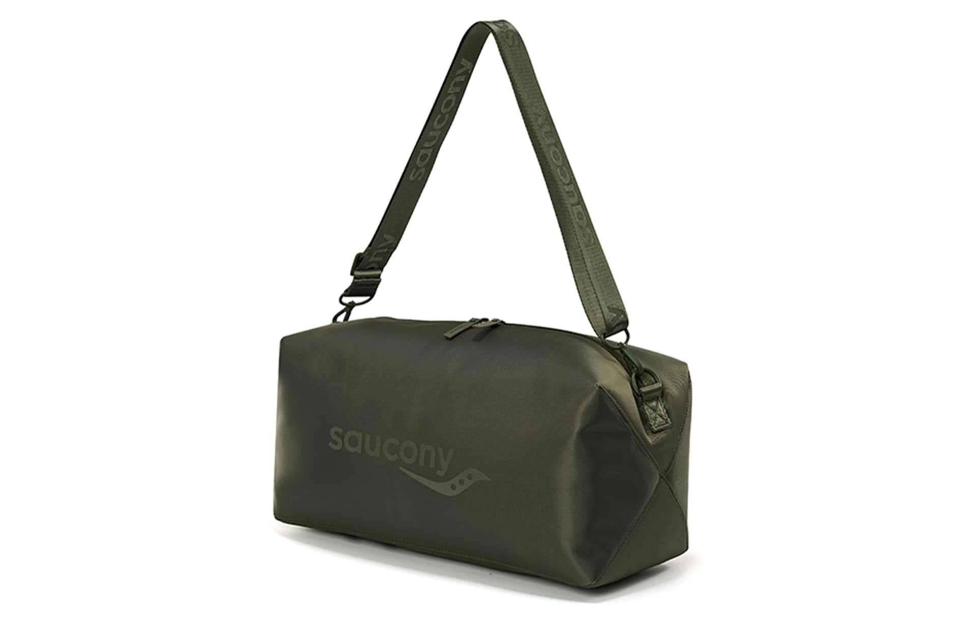 Saucony Fabric Crossbody Bag, Shoulder Bag Regular Forest Green