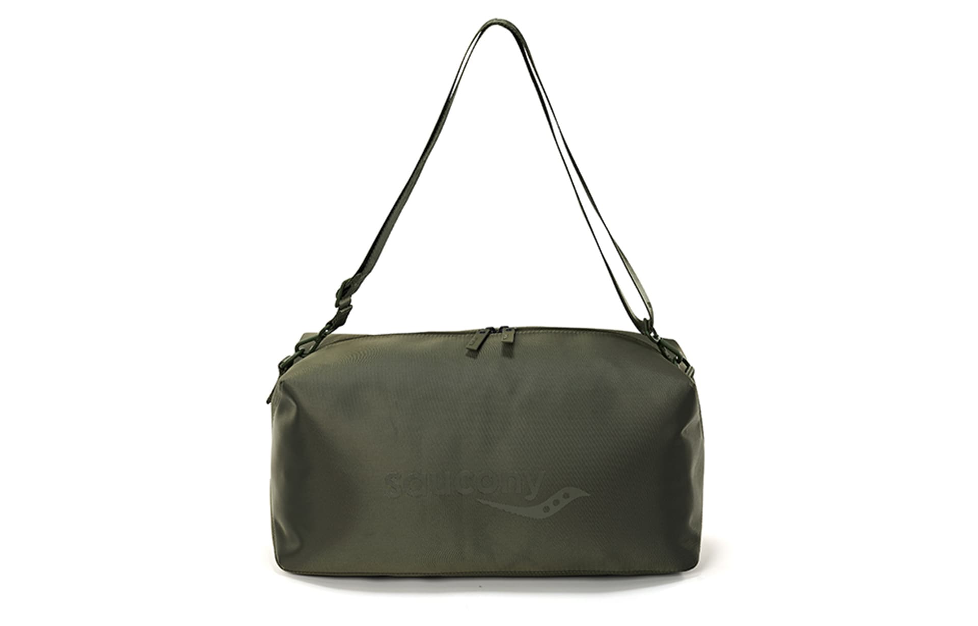 Saucony Fabric Crossbody Bag, Shoulder Bag Regular Forest Green Forest Green