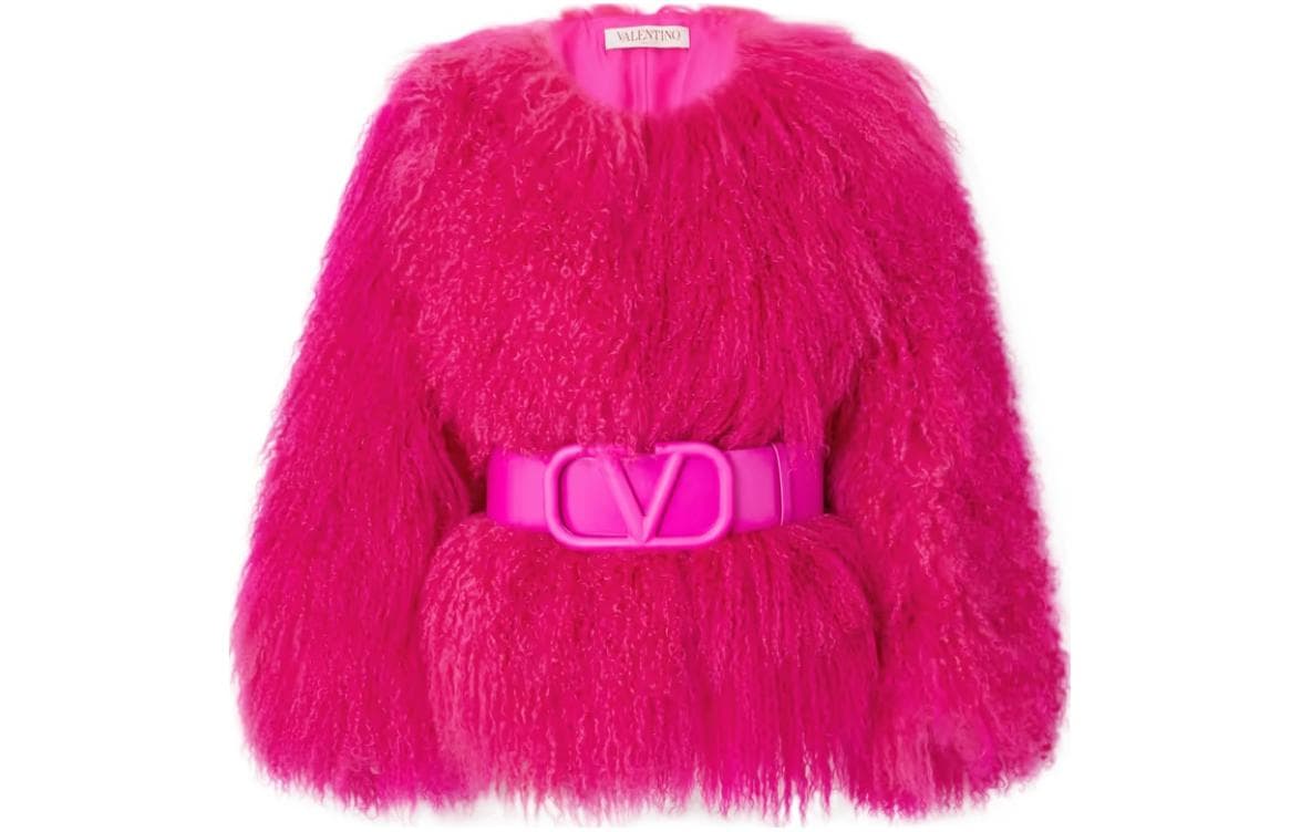 Valentino Furs Pink Crew Neck Moderate
