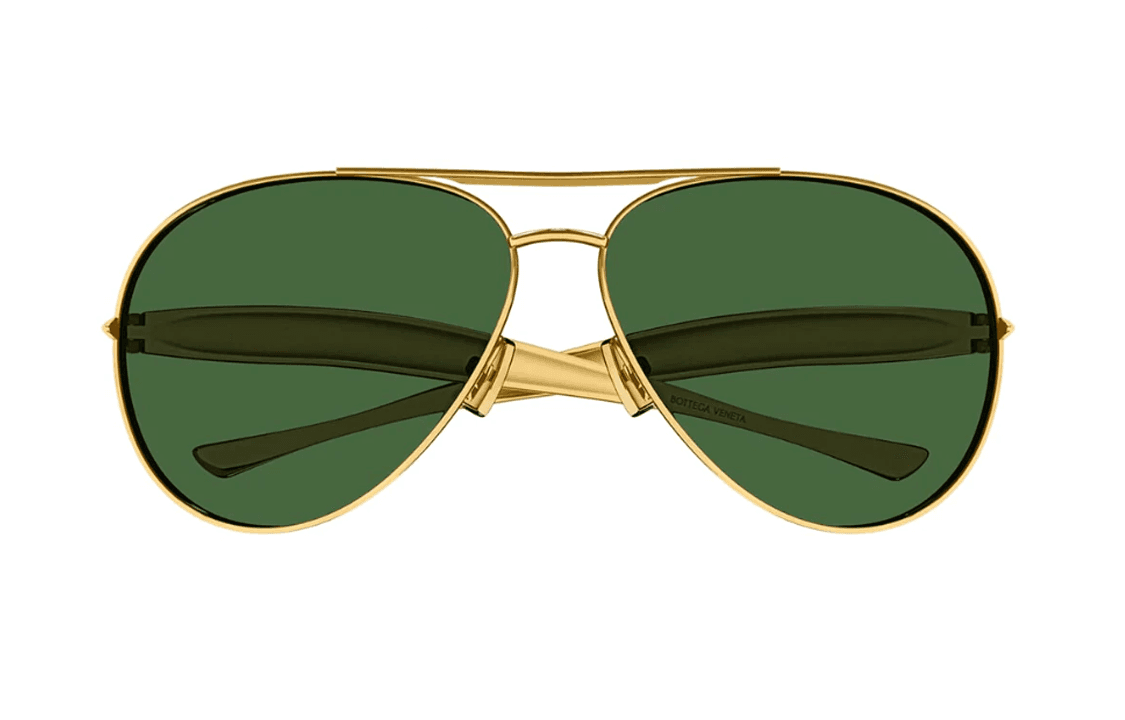 Bottega Veneta Eyewear Aviator Frame Sunglasses