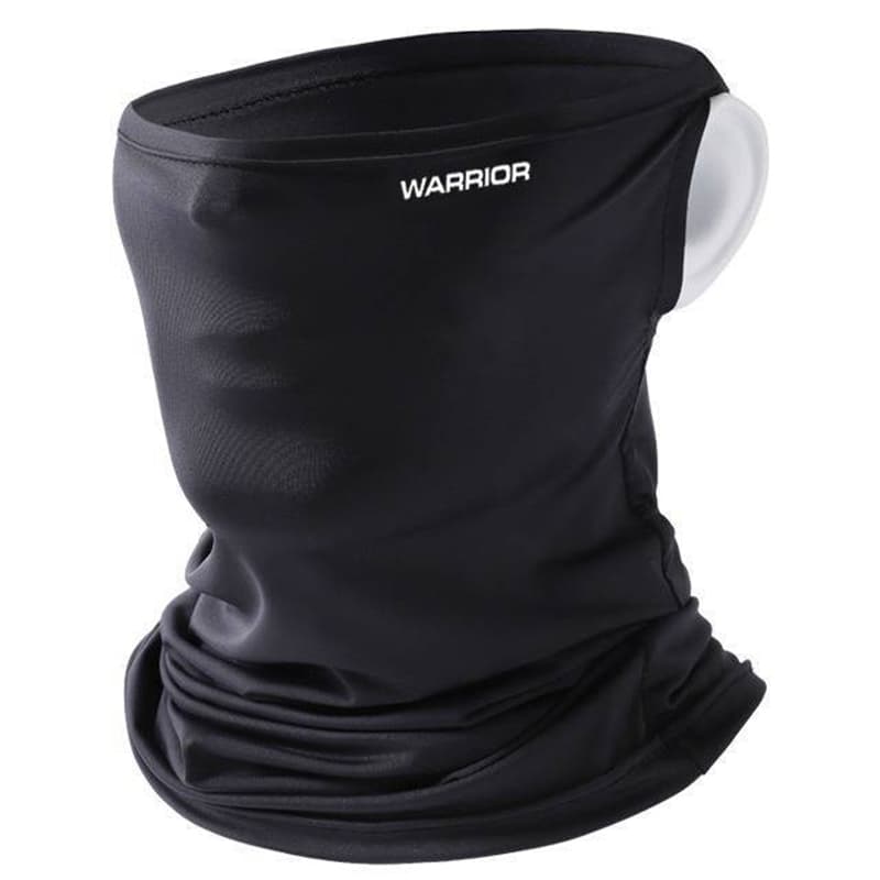 Warrior Polyamide Sun Protection Masks Ice Silk Black (Ear-Mounted)