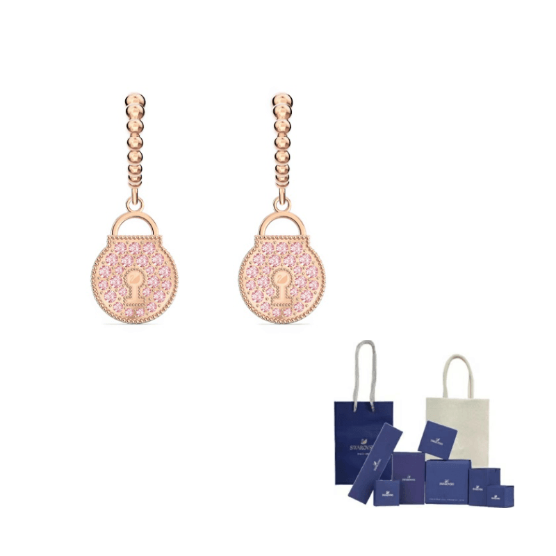 Swarovski Togetherness Earrings Rose Gold