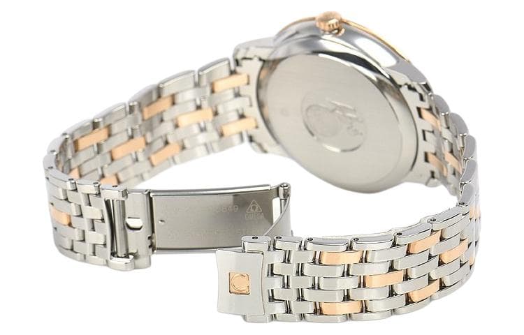 OMEGA Disc Fly Collection Elegant Automatic Mechanical Movement Watch 39.5mm Silver Dial