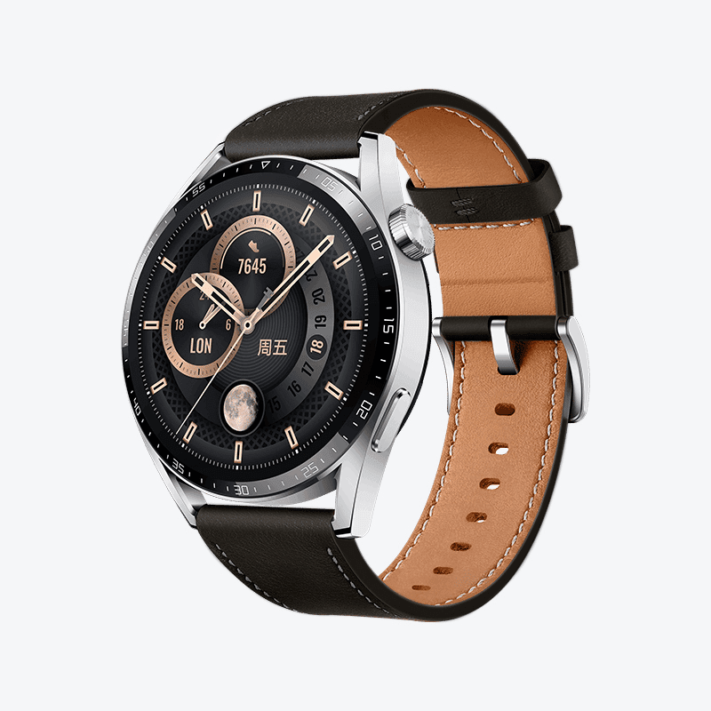 IBOANN Strap Huawei Compatibility Genuine Material Black