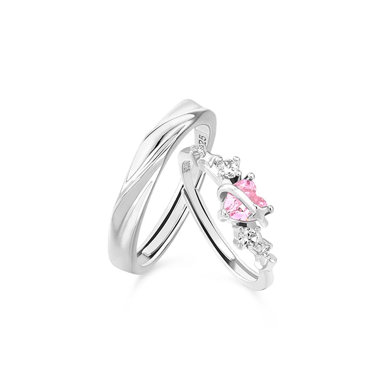 VIVIWELL 925 Silver Zircon Rings