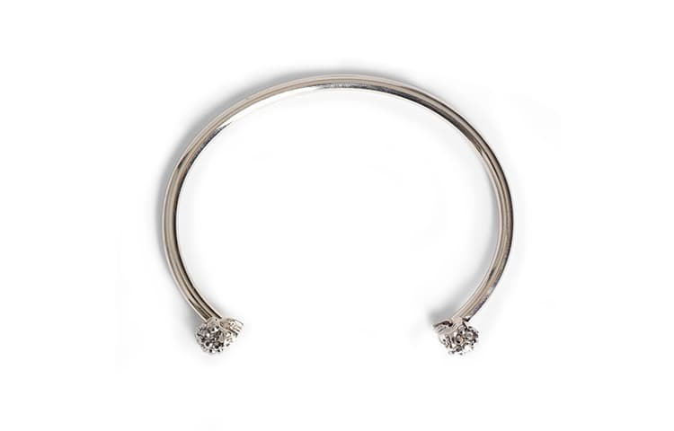 Alexander McQueen twin skull bracelet S