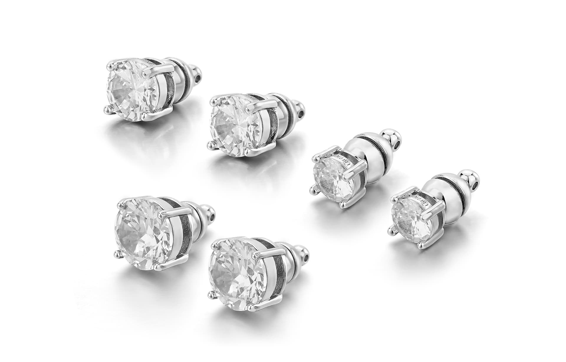 ENFANTIN Zircon Stud Earrings