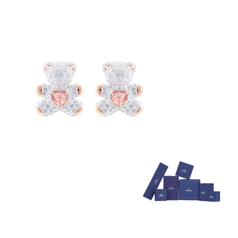 Swarovski Stud Earrings White