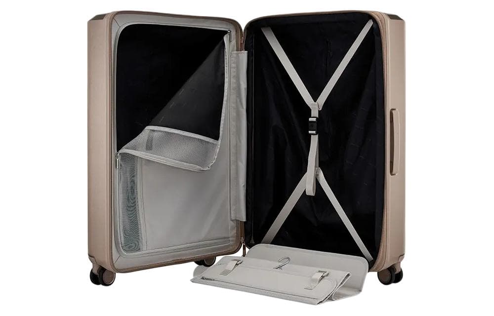 SAMSONITE PC Material Suitcase Luggage 25 Inch Champagne Gold