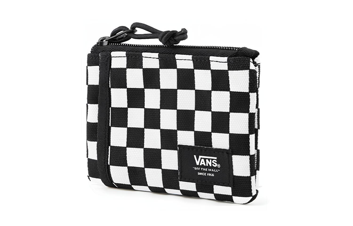 Vans Checkerboard Oxford Wallet Clutch Regular Black White