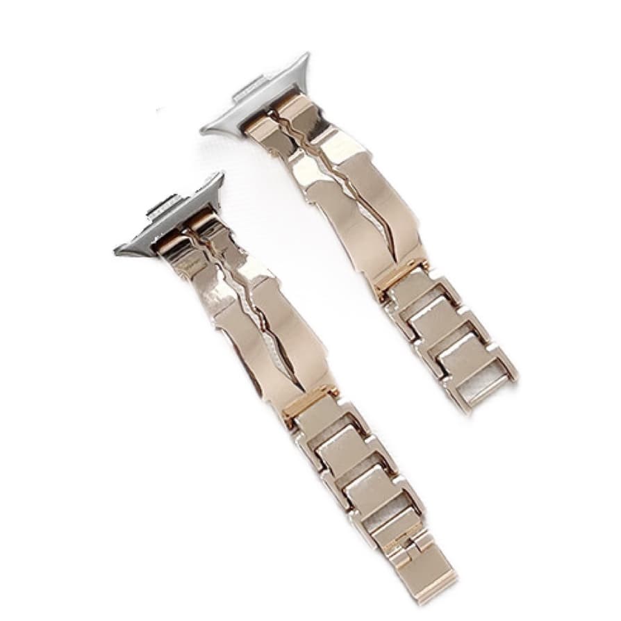 CHENSONG Strap Xiaomi Compatibility Metal Rose Gold