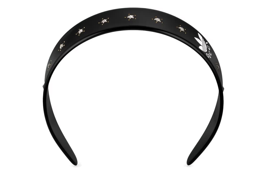 GUCCI Adidas X Gucci Collaboration Collection Resin Headbands Black Black