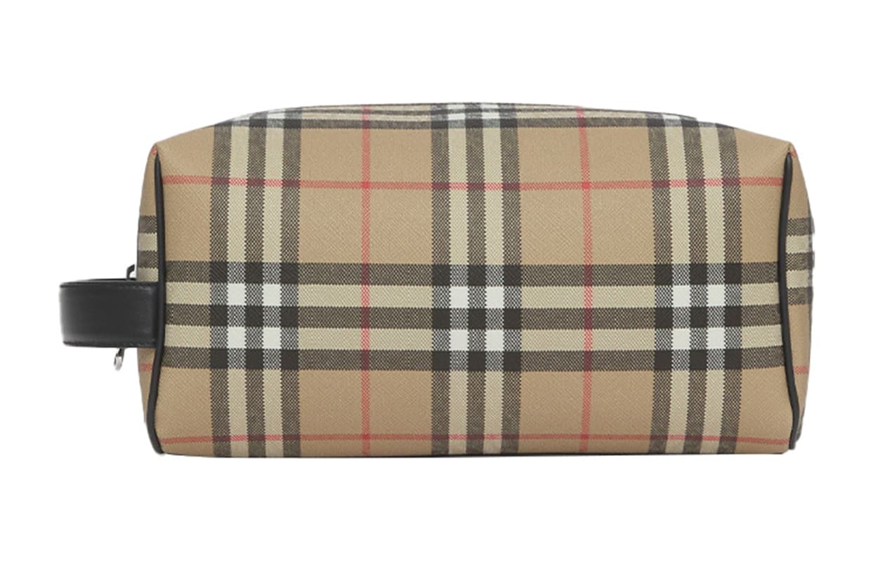 Burberry Cotton Cowhide Polyurethane Storage Bag Archive Beige Basic Set (Bag+Dust Bag)