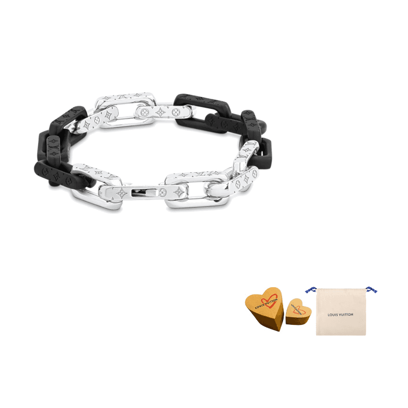 Ouis Vuitton 00687 Onogram Chain Bracelet