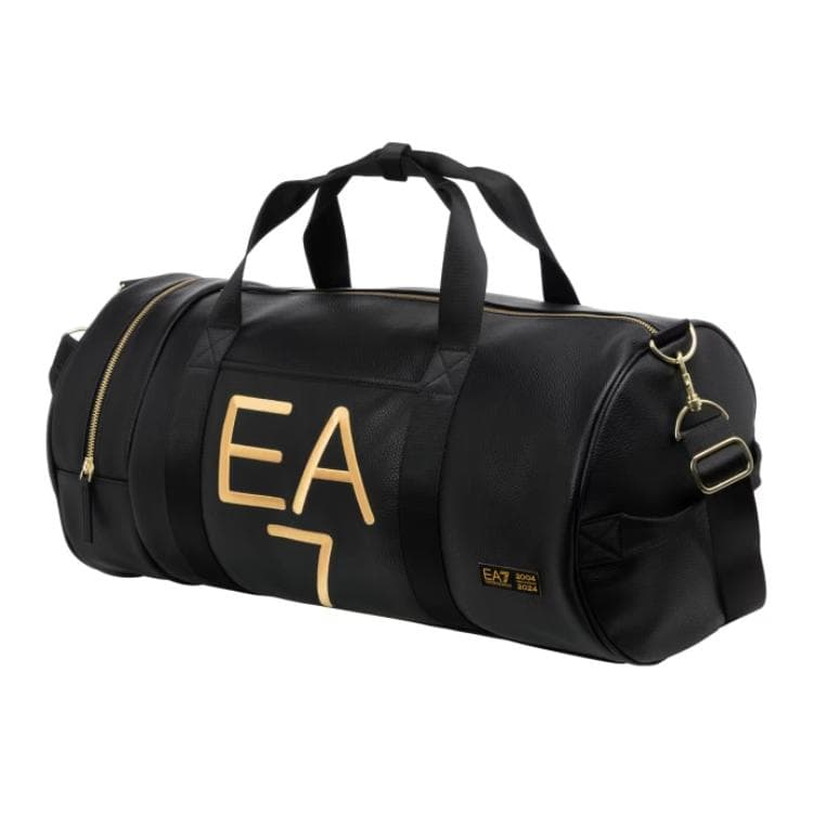 EMPORIO ARMANI Polyester Gym Bag Travel Bag Black