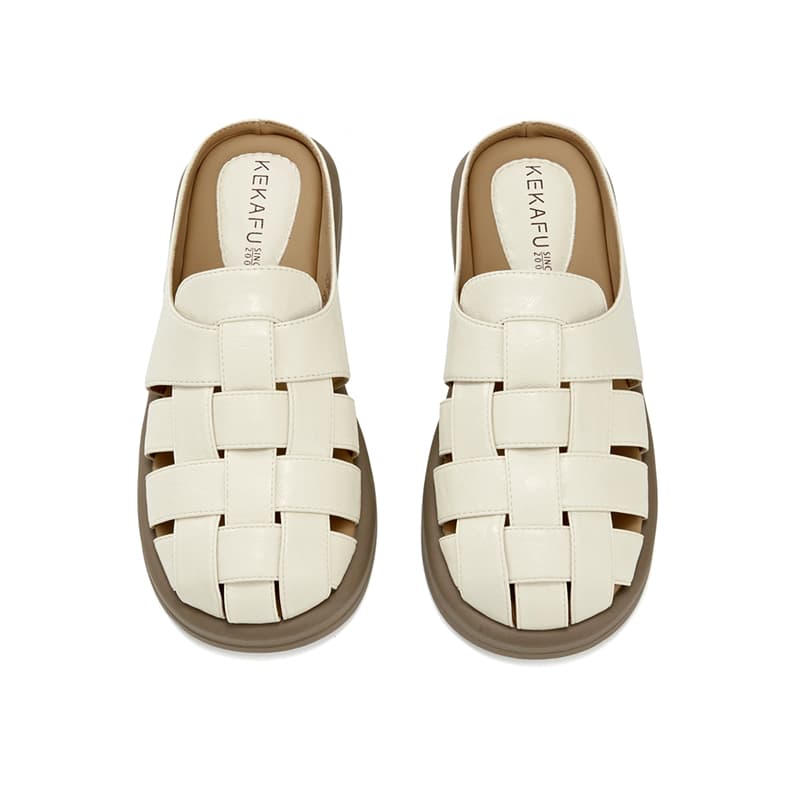 KEKAFU Closed Toe Slippers
