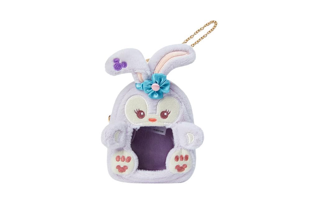 Disney Polyester Key Ring Wallet Light Purple Light Purple