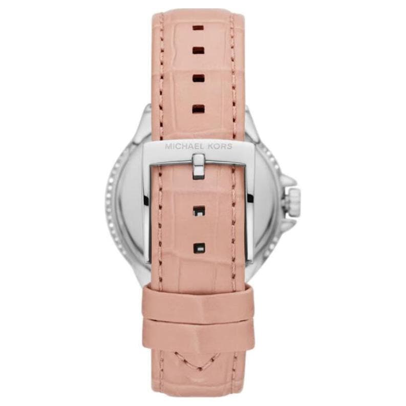 MICHAEL KORS Camille Collection Wrist Quartz Movement Genuine Strap 33mm White Dial Watch