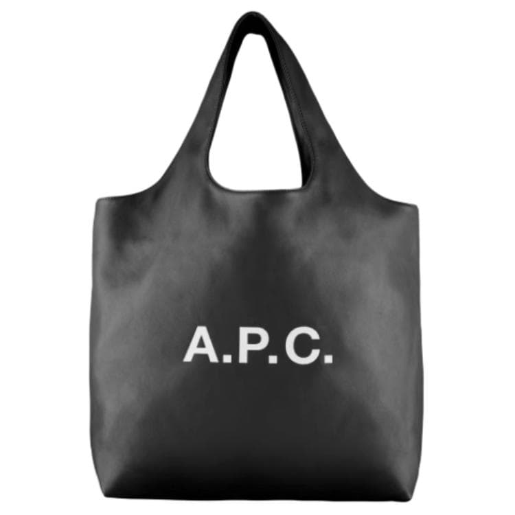 A.P.C Artificial Tote Bag, Shopping Bag, Handbag, Shoulder Bag Black Gift Set(Basic Set+Box+Shopping Bag)