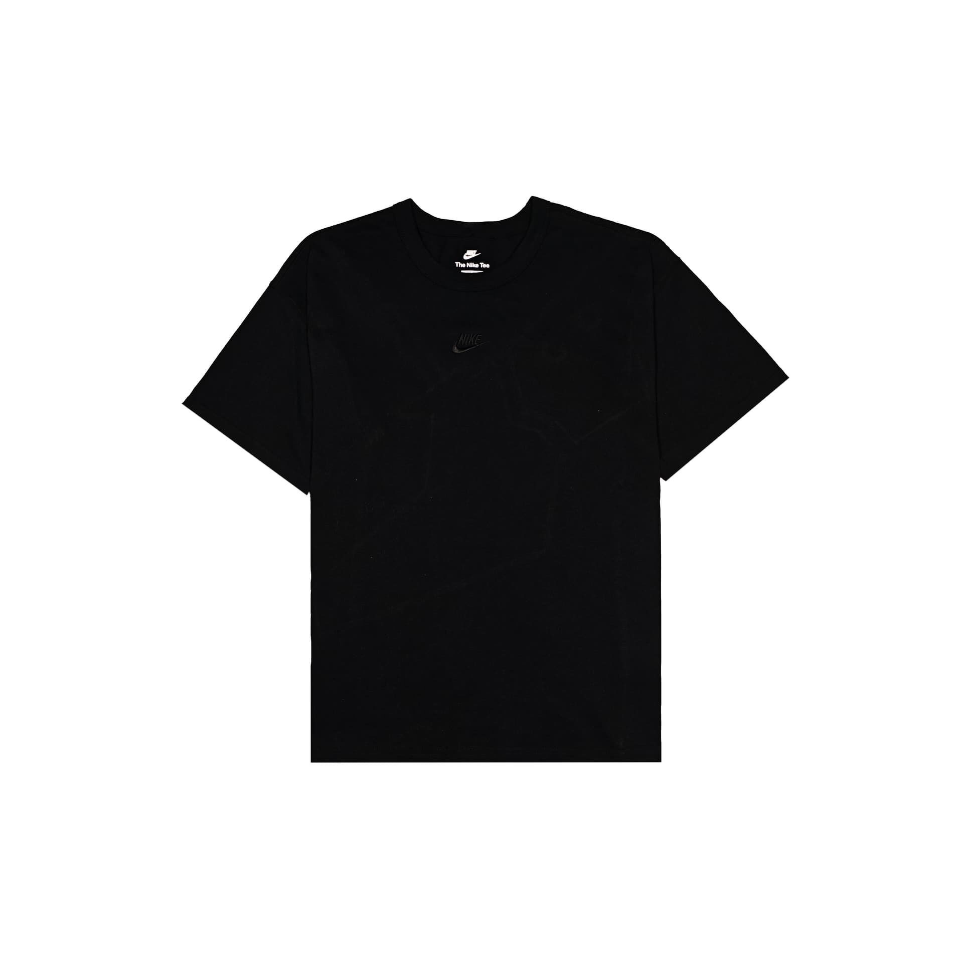 Nike T Shirts Black Crew Neck Moderate Straight Fit