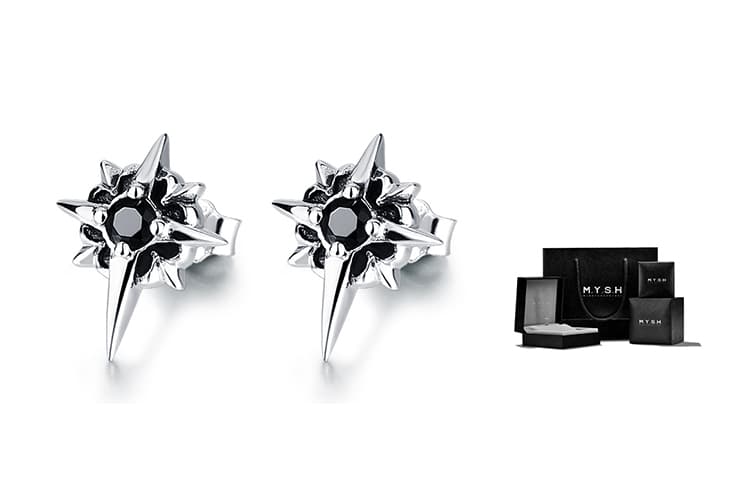 MYSH 925 Sterling Silver Earrings 1 Pair