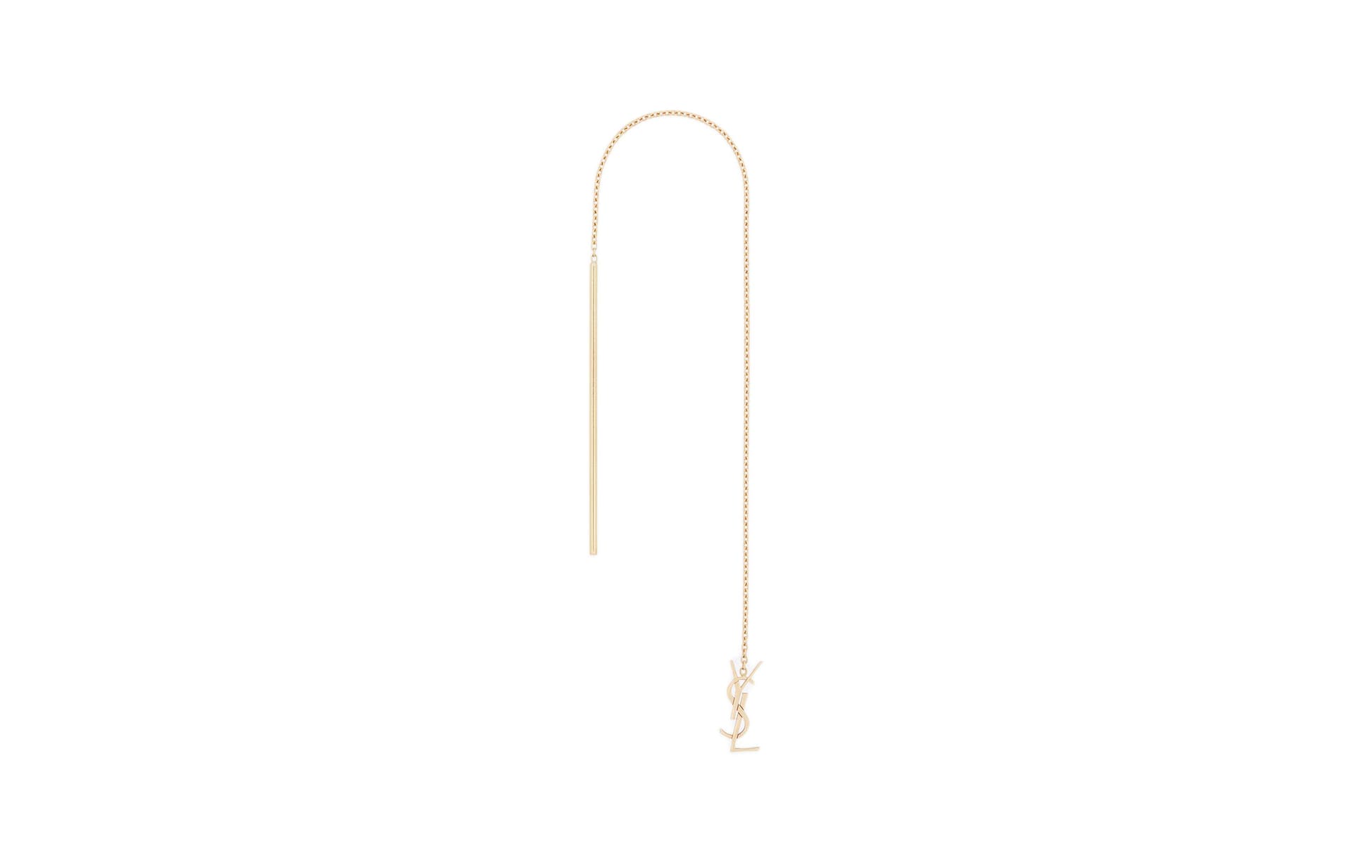 SAINT LAURENT 18K Gold Earrings Gold Gold