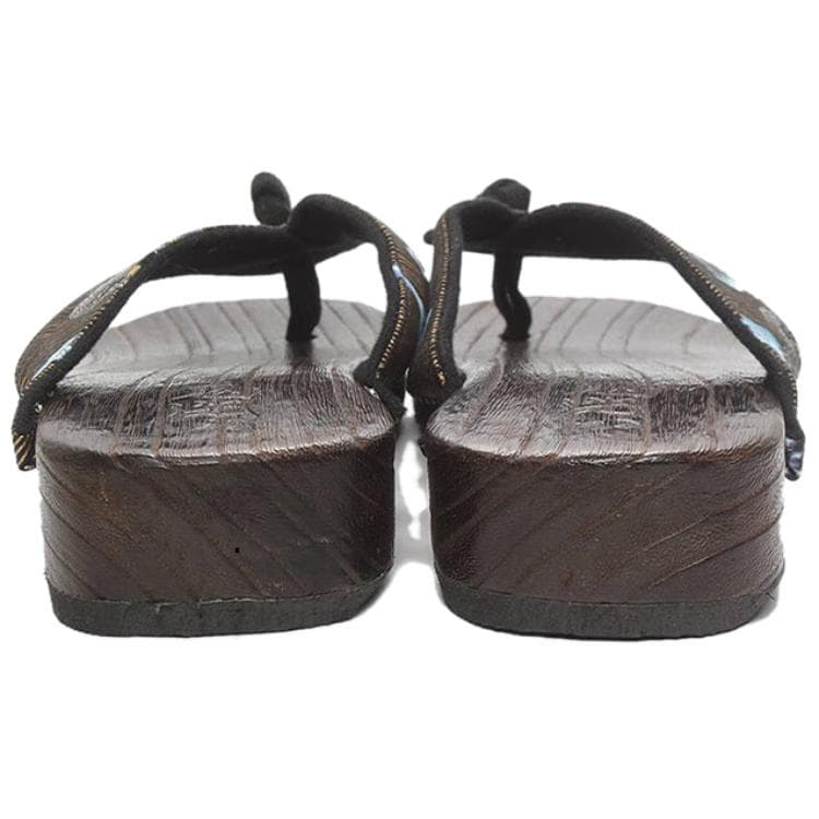 ONIARAI Flip Flops Black Gold