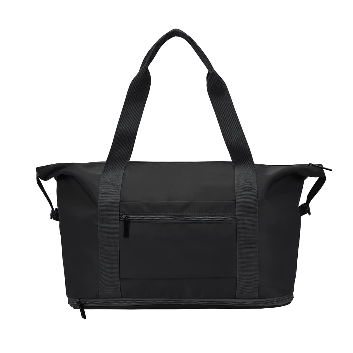 ELLE Nylon Travel Bag Black/Gray/Pink