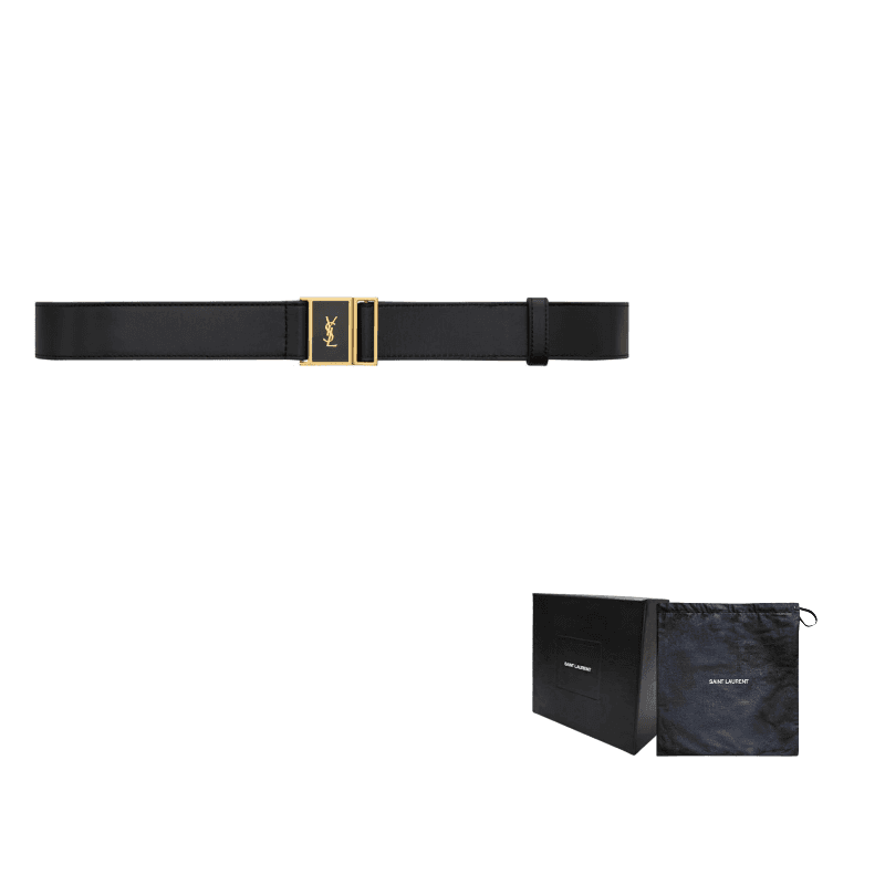SAINT LAURENT Cassandre Magnetic Belt