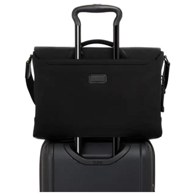TUMI Nylon Messenger Bag, Shoulder Bag, Crossbody Bag Black