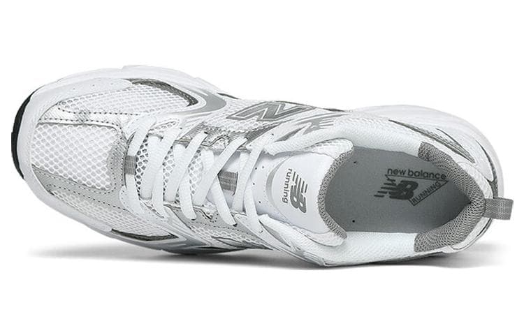 New Balance NB 530 Mesh, Synthetic Breathable Silver White