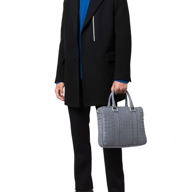 Bottega Veneta Briefcase Regular Gray