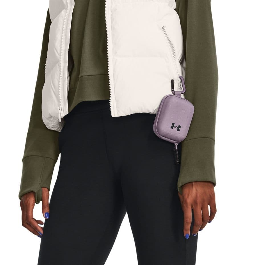 Under Armour Polyester Bag Charm Coin Purse Mini Purple