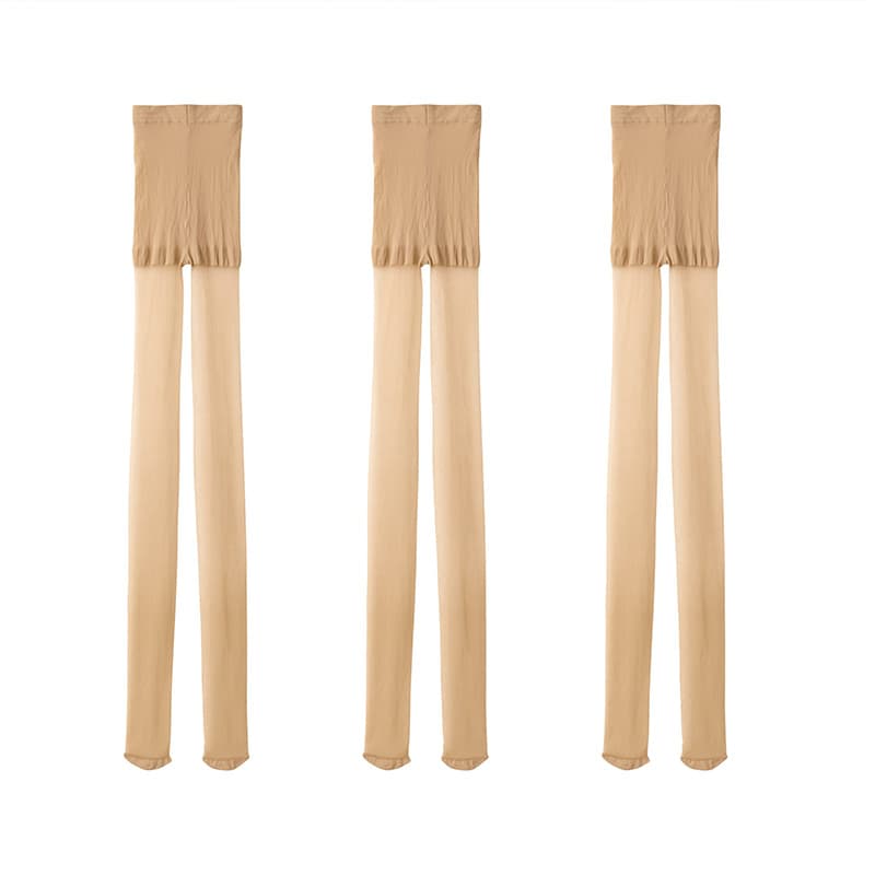 MUJI Pantyhose 3 Pack (Medium Beige)