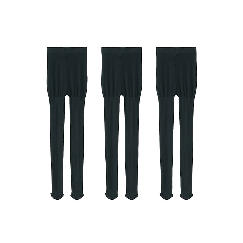 MUJI Pantyhose 3 Pack (Black)