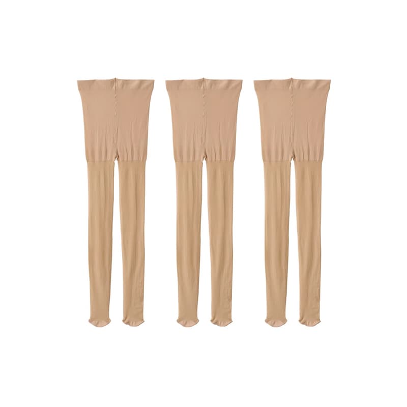 MUJI Pantyhose Medium Beige