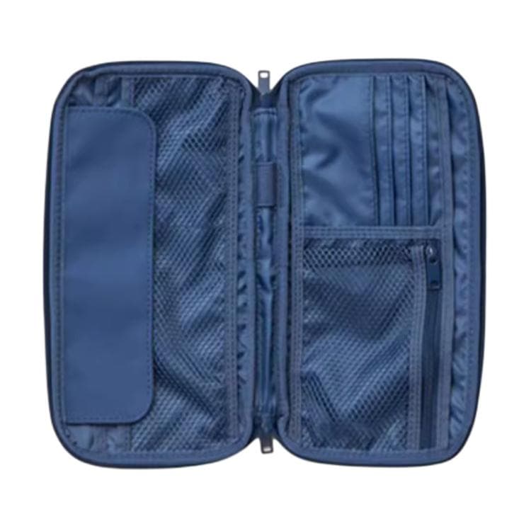MUJI Polyester Passport Holder Regular Black/Gray/Marine Blue