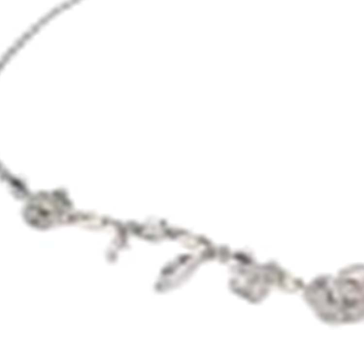 CHANEL Solid Color Design Resin Silver