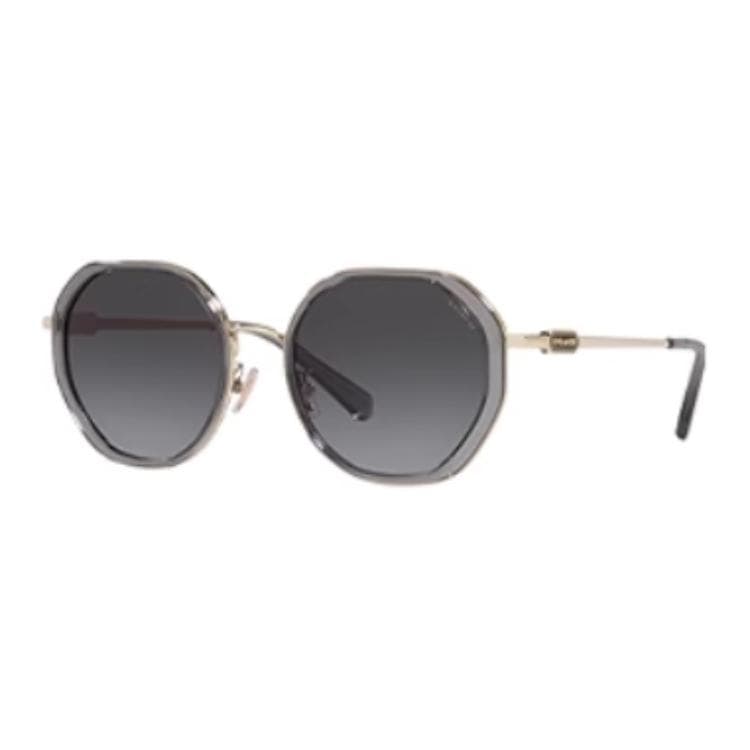 COACH Round Sunglasses Gray Gray