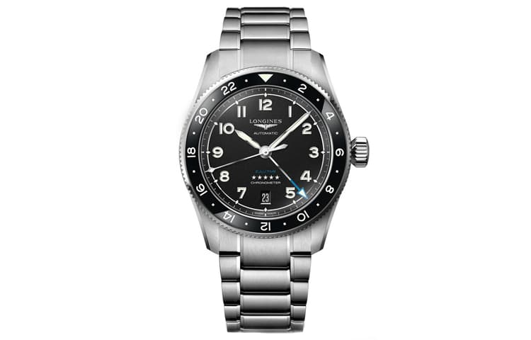 LONGINES Spirit Collection Automatic Mechanical Movement Watch 39mm Black Dial Black