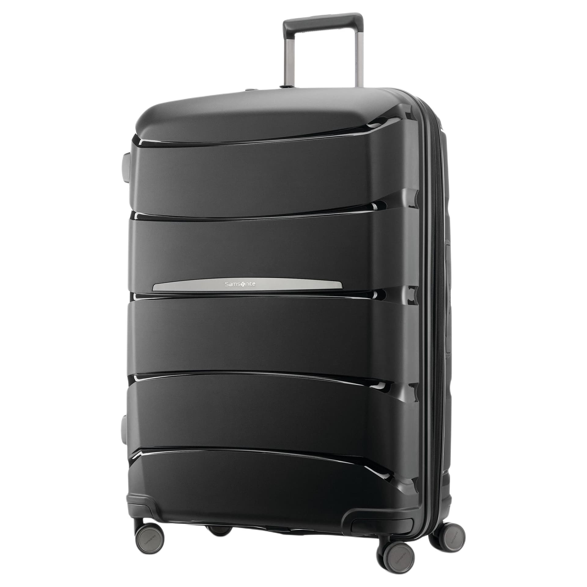 SAMSONITE Polypropylene Suitcase Luggage 28 Inch Midnight Black 28 inches