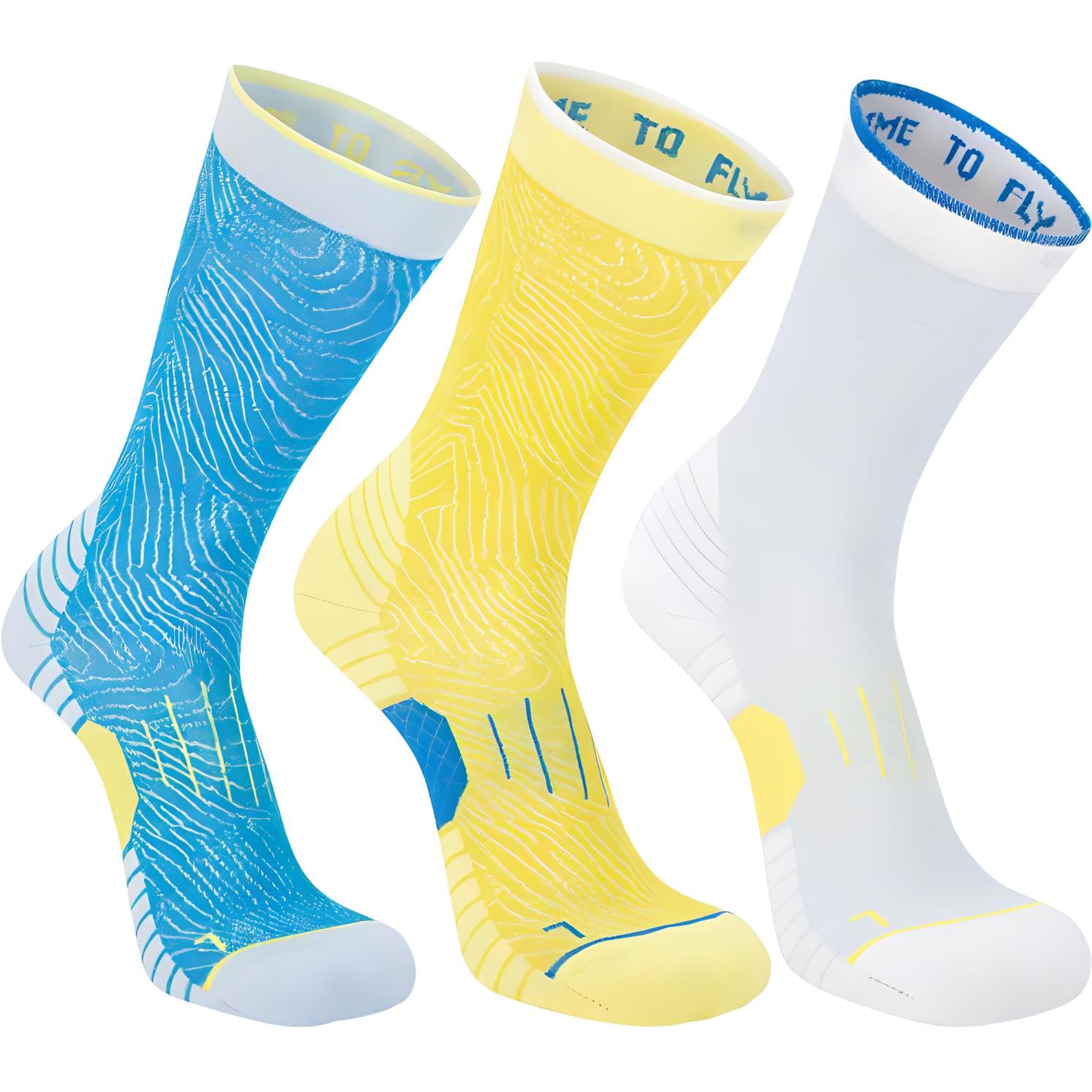 HOKA ONE ONE SS24 Breathable Sets 3 Pack Deep Sea Blue/Frost Blue/Evening Primrose Green