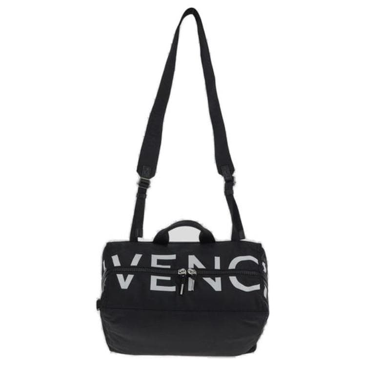 GIVENCHY Pandora Polyamide Handbag, Shoulder Bag, Crossbody Bag Medium Black & White
