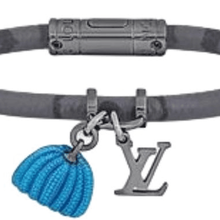 LOUIS VUITTON Kusama Yayoi Collaboration Metal Bracelets Blue