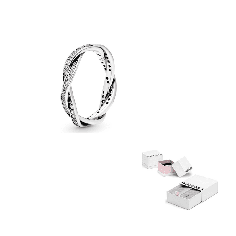 Pandora 925 Silver Cubic Zirconia Rings Silver