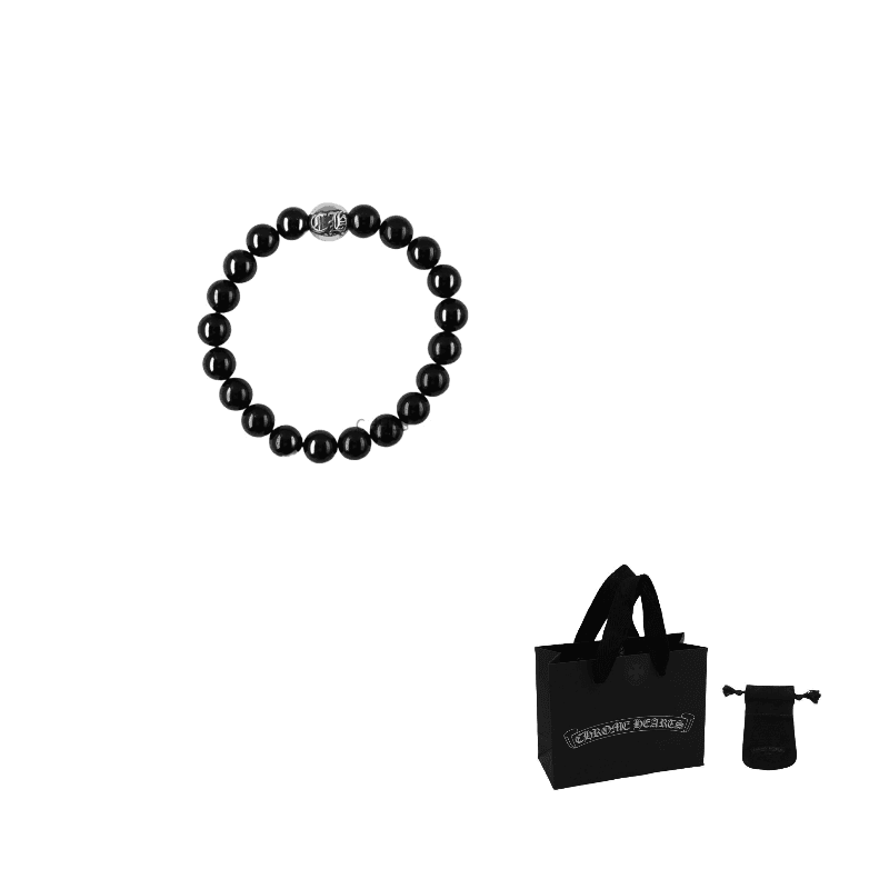 Chrome Hearts Obsidian Bracelets Black Black