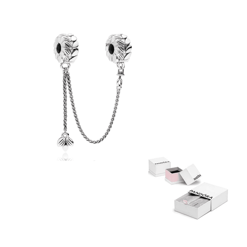 Pandora 925 Sterling Silver Safety Chain 5