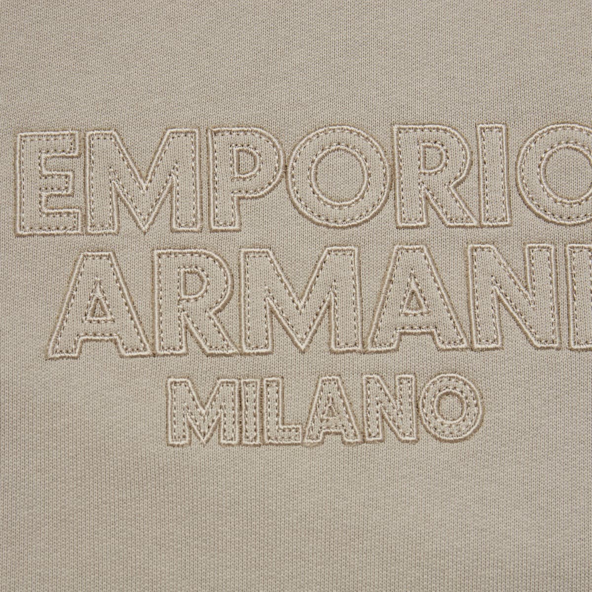 EMPORIO ARMANI SS24 Sweatshirt Light Coffee