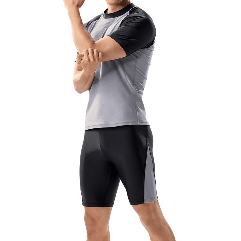 Anta Swimsuit Set Black Gray