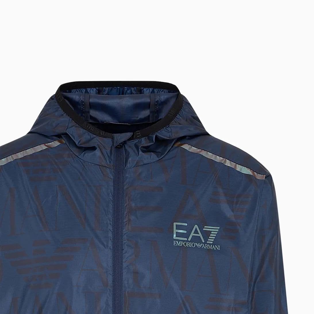 EMPORIO ARMANI EA7 SS24 Jackets & Marine Blue